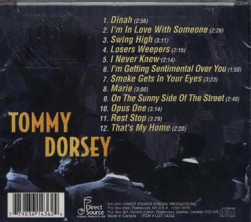 Tommy Dorsey - Big Band Ledgends - Click Image to Close
